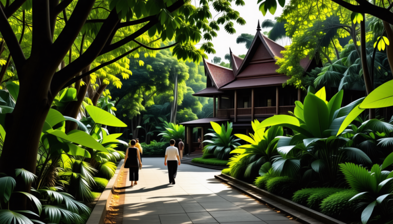 découvrez la maison de jim thompson à bangkok, un musée fascinant dédié à l'art et à l'histoire thaïlandaise. informez-vous sur les tarifs d'entrée, les horaires d'ouverture et les options d'accès pour planifier votre visite idéale.