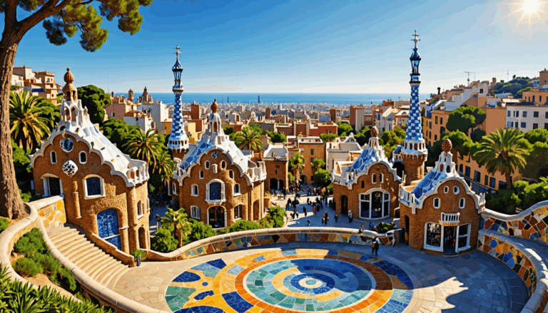 explorez le parc güell à barcelone, un chef-d'œuvre de gaudí. découvrez les tarifs d'entrée, les options de réservation et admirez les galeries d'images pour préparer votre visite inoubliable dans ce site classé au patrimoine mondial de l'unesco.