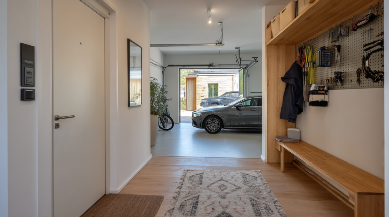porte isolante entre garage et maison