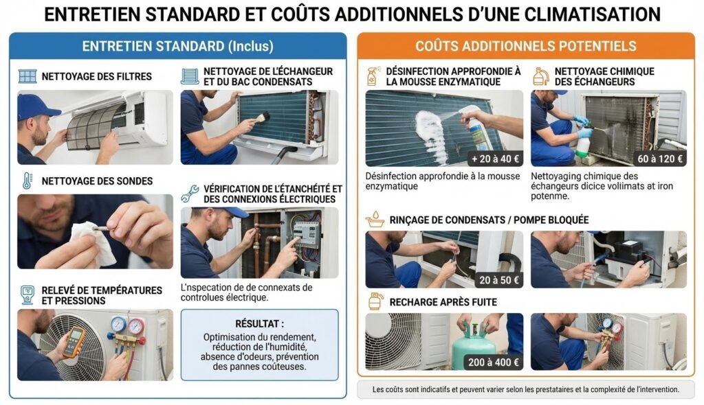 infographie entretien d'un clim