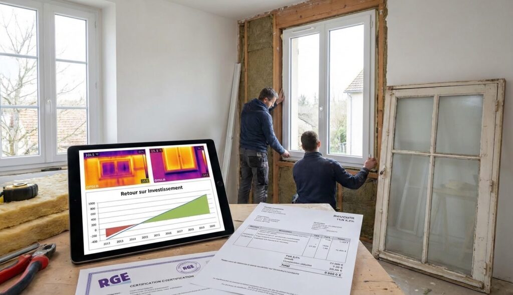 remplacer des fenêtres bois par de l’aluminium 5