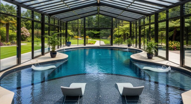 un abris de piscine bas en 2026