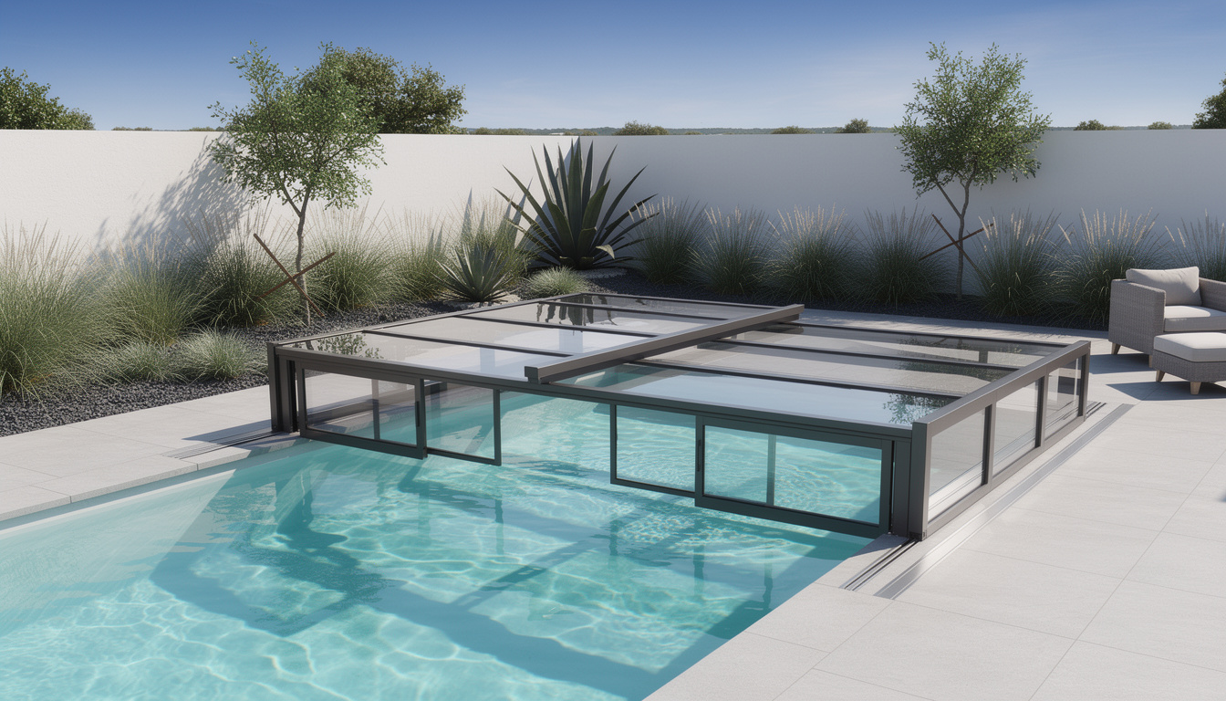 découvrez les prix d'un abri de piscine bas adapté pour un bassin de 8x4 mètres, alliant protection et design pour profiter de votre piscine toute l'année.